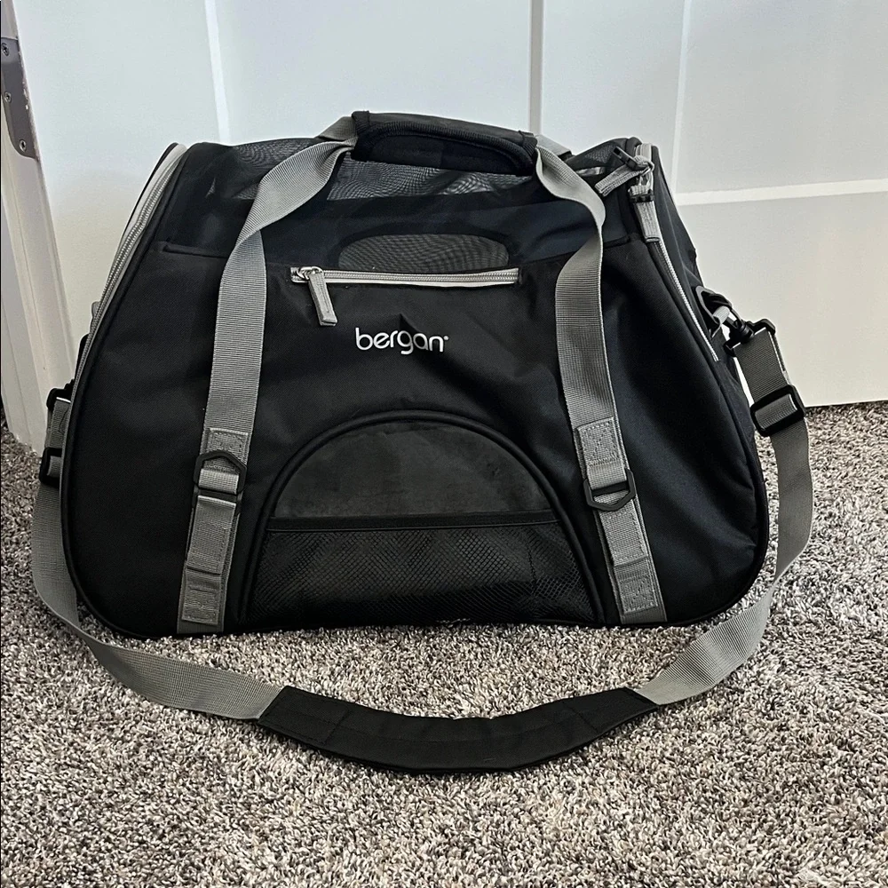 Black and Grey Small Pet Carrier